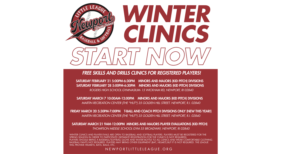 Winter Clinics! 
